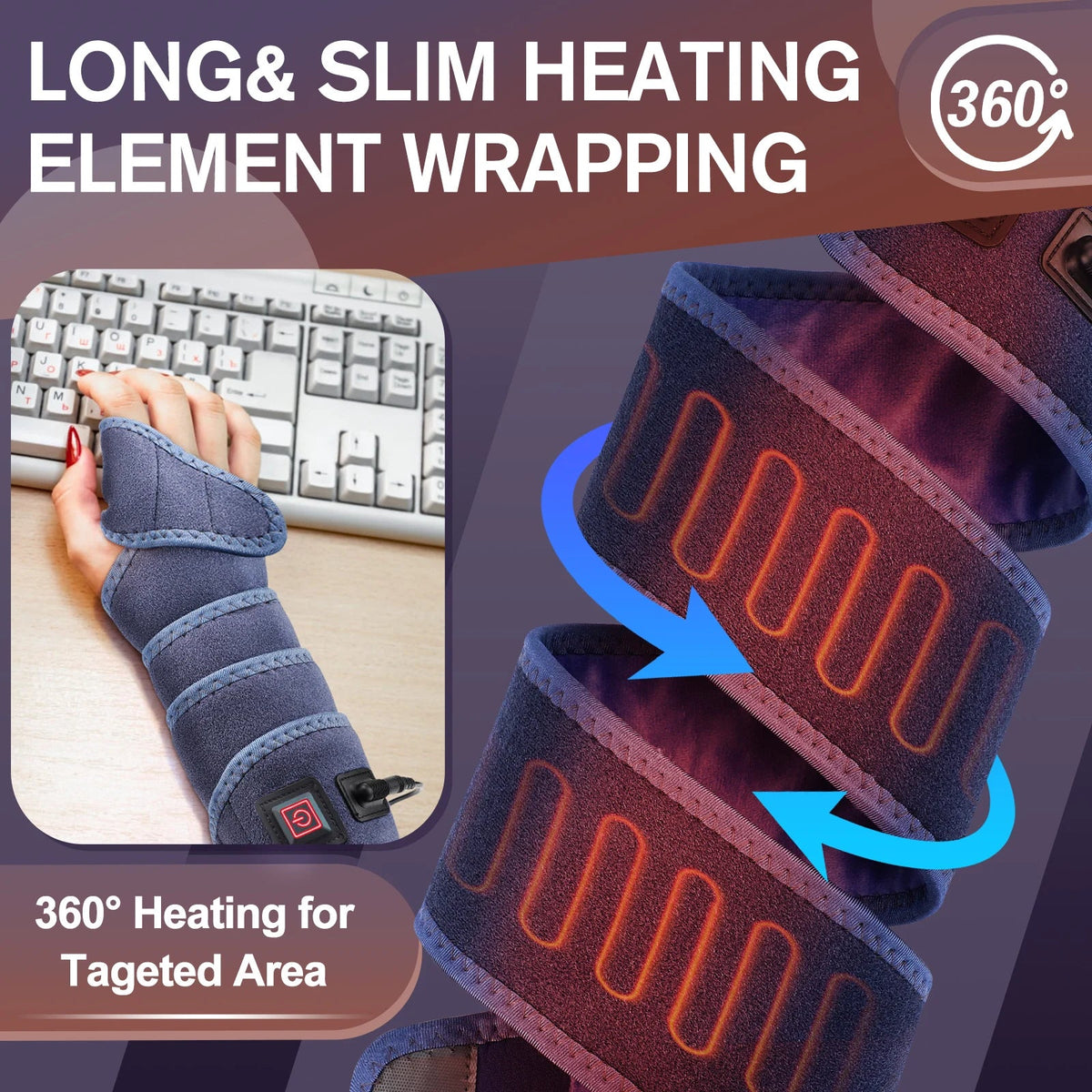 Electric Heating Bandage Support